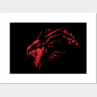 Wyvern - Red Posters and Art